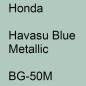 Preview: Honda, Havasu Blue Metallic, BG-50M.